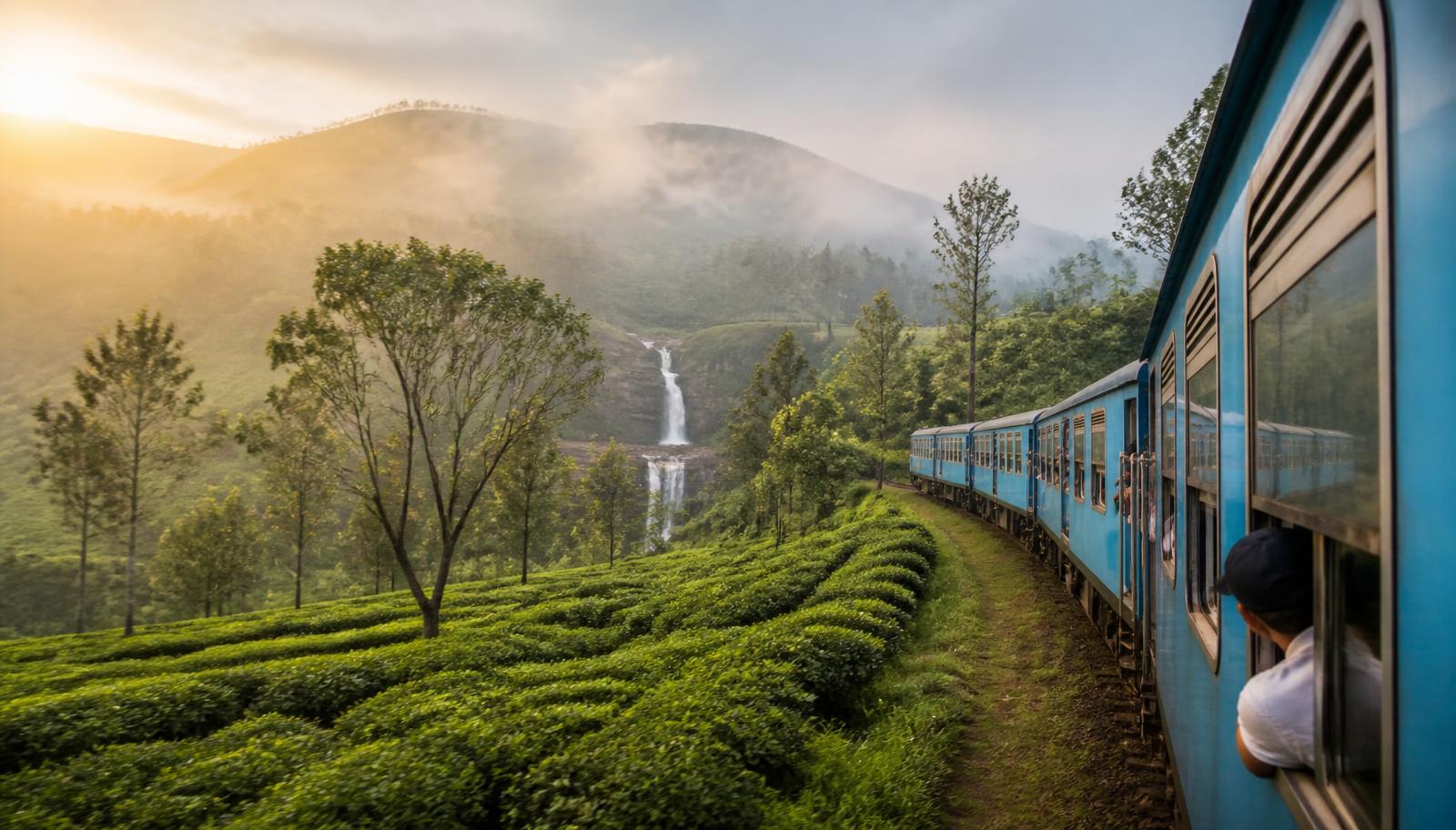 This 275-km Train Route Is One of the World’s Most Scenic — Climbing Past Waterfalls, Mountains and Sri Lanka Tea Country